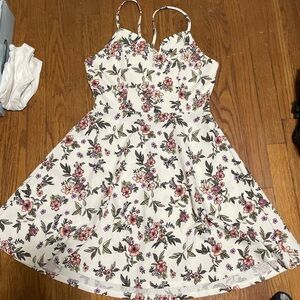 No Boundaries Floral Dress - White and Pink